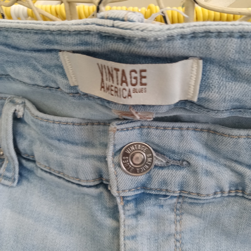 Vintage America Boho Skinny Ankle Jeans (pair 2), 12 - Picture 5 of 7